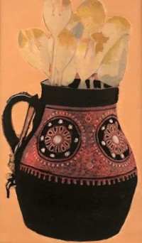 Fatima Memon 4.5 x 6 Inch, Mixed Media on Wasli, AC-FATME-003